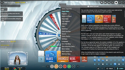 Regole dettagliate Ice Fishing